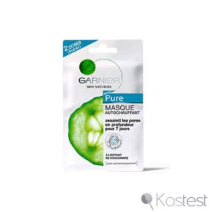 Masque auto-chauffant concombre Garnier