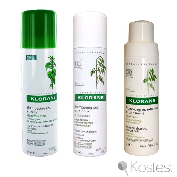 Shampooings secs Klorane
