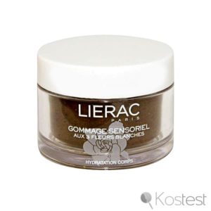 Gommage sensoriel aux 3 fleurs blanches Lierac
