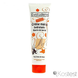 Crème mains hydratante beurre de karité Evoluderm