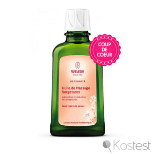Huile massage vergetures Weleda